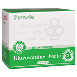 Glucosamine Forte (Глюкозамин) (60)11488 Действия: способствует восстановлению хрящевых поверхностей суставов, суставной сумки, стимулирует выработку внутрисуставной жидкости, способствует выведению солей из суставов, укрепляет связки, улучшает кровоснабжение и питание мышечной ткани, способствует восстановлению слизистой желудка Показания: ограниченная подвижность суставов, растяжение связок, повышенные физические нагрузки, дегенеративные и воспалительные повреждения суставов, отложения солей в суставах, профилактика травматизма у спортсменов.